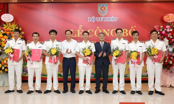 Thứ trưởng Nguyễn Thanh Tú dự thành lập, kiện toàn bộ máy Thi hành án dân sự tỉnh Bắc Ninh